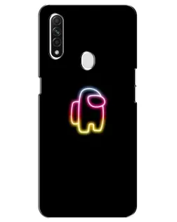 Чохол для OPPO A31 з картинкою «Among Us градієнт»