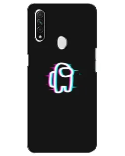 Чохол для OPPO A31 з картинкою «Among Us неон»