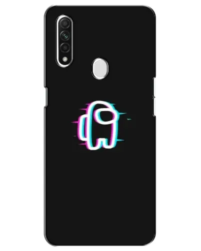 Чохол для OPPO A31 з картинкою «Among Us неон»