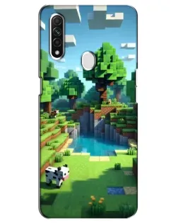 Чехол для OPPO A31 с картинкой «Minecraft летний день»