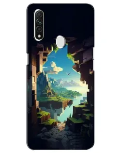 Чехол для OPPO A31 с картинкой «Вид из пещеры»