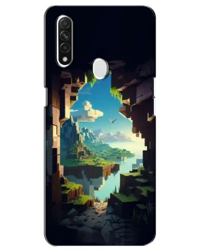 Чехол для OPPO A31 с картинкой «Вид из пещеры»