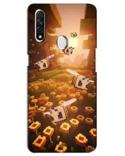 Чехол для OPPO A31 с картинкой «Поле подсолнухов»