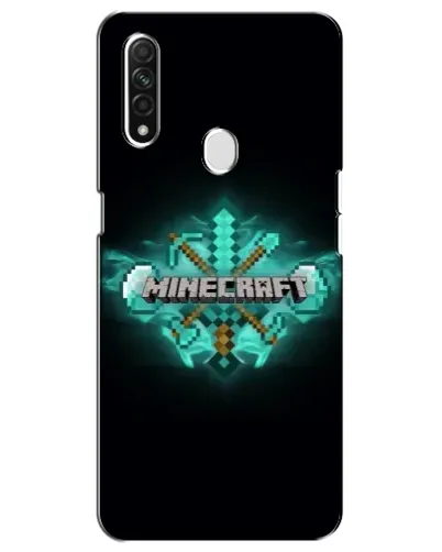 Чехол для OPPO A31 с картинкой «Minecraft Diamond лого»