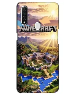 Чехол для OPPO A31 с картинкой «Minecraft панорама»