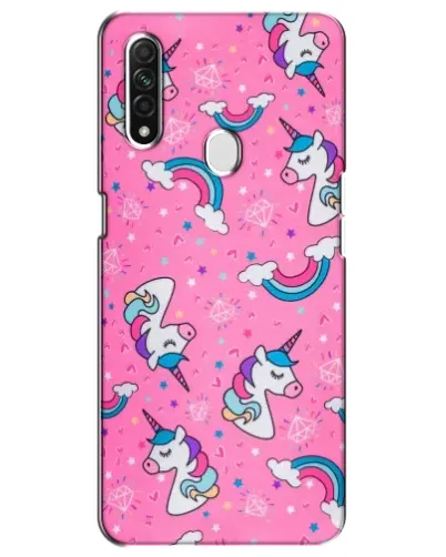 Чехол для OPPO A31 с картинкой «Unicorn паттерн розовый» Чехол для OPPO A31 с картинкой «Unicorn паттерн розовый»