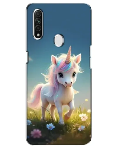 Чехол для OPPO A31 с картинкой «Единорог на поляне» Чехол для OPPO A31 с картинкой «Единорог на поляне»