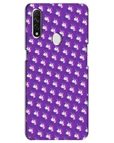 Чехол для OPPO A31 с картинкой «Единороги на фиолетовом» Чехол для OPPO A31 с картинкой «Единороги на фиолетовом»