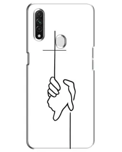 Чехол для OPPO A31 с картинкой «Рука держит» Чехол для OPPO A31 с картинкой «Рука держит»