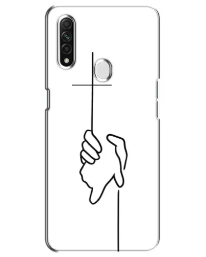 Чехол для OPPO A31 с картинкой «Рука держит»