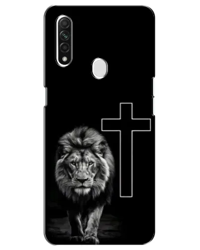 Чехол для OPPO A31 с картинкой «Лев и Крест»