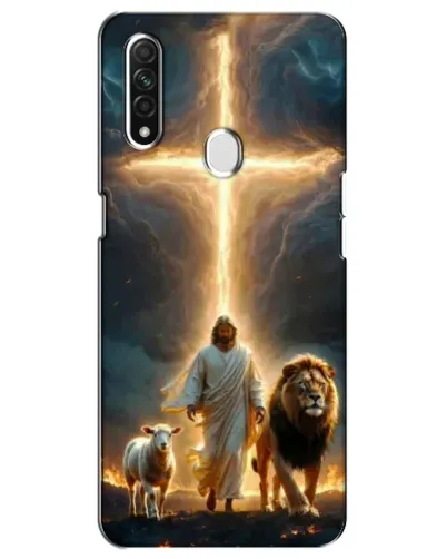 Чехол для OPPO A31 с картинкой «Лев Иуды и Свет»