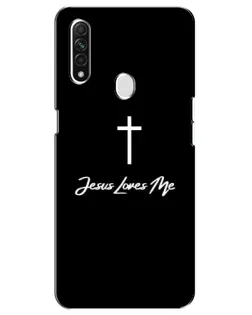 Чехол для OPPO A31 с картинкой «Иисус любит тебя»