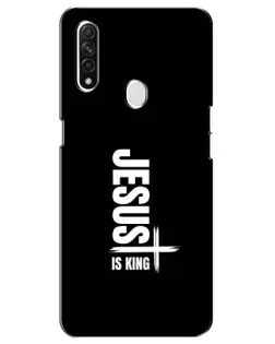Чехол для OPPO A31 с картинкой «Вертикаль веры Jesus»