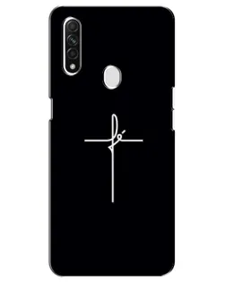 Чехол для OPPO A31 с картинкой «Тонкий крест»