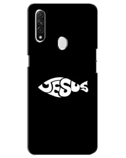 Чехол для OPPO A31 с картинкой «Рыба Jesus»