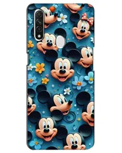 Чехол для OPPO A31 с картинкой «Паттерн Микки и Минни» Чехол для OPPO A31 с картинкой «Паттерн Микки и Минни»