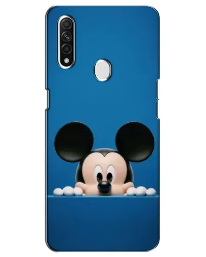Чехол для OPPO A31 с картинкой «Микки выглядывает»