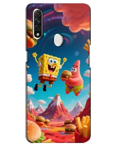 Чохол для OPPO A31 з картинкою «Космічний фастфуд»