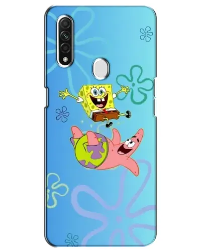 Чохол для OPPO A31 з картинкою «Спанч Боб та Патрік»