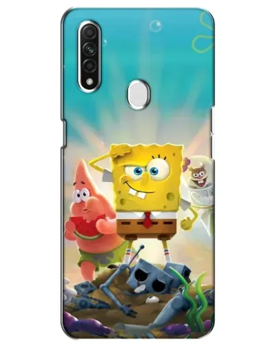 Чохол для OPPO A31 з картинкою «Спанч Боб переможець»