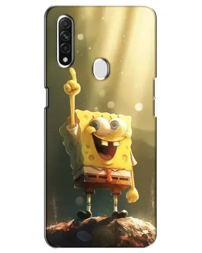 Чохол для OPPO A31 з картинкою «Сяючий Спанч Боб»