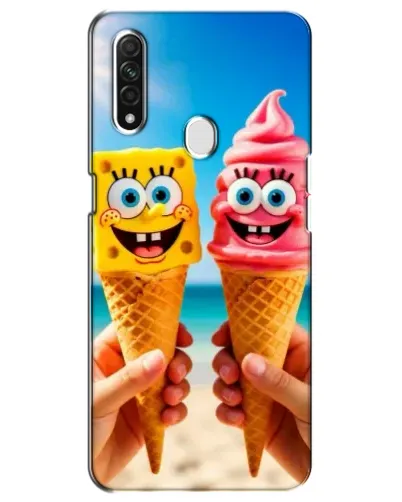 Чохол для OPPO A31 з картинкою «Спанч Боб морозиво»