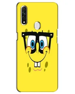 Чехол для OPPO A31 с картинкой «Минималистичный Спанч Боб»