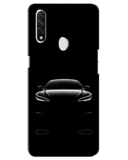 Чохол для OPPO A31 з картинкою «Силует Tesla Night»