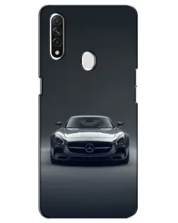 Чехол для OPPO A31 с картинкой «Mercedes на черном»