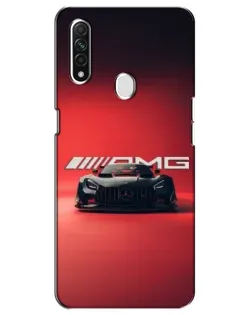 Чехол для OPPO A31 с картинкой «Mercedes AMG — красная линия»