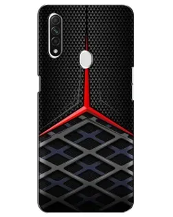 Чехол для OPPO A31 с картинкой «Mercedes Carbon Grid»