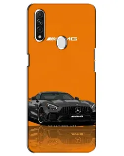 Чехол для OPPO A31 с картинкой «Оранжевый Mercedes AMG»