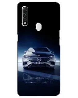 Чехол для OPPO A31 с картинкой «Ночной Mercedes EQ»