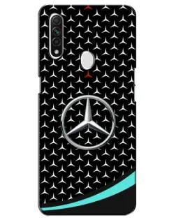 Чехол для OPPO A31 с картинкой «Mercedes — бирюзовый акцент»