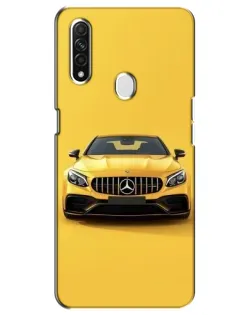 Чехол для OPPO A31 с картинкой «Желтый Mercedes GT»