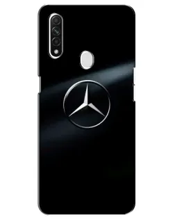 Чехол для OPPO A31 с картинкой «Mercedes на металле»