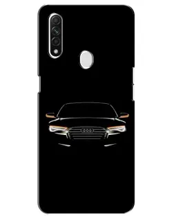 Чехол для OPPO A31 с картинкой «Audi — ночной контур»