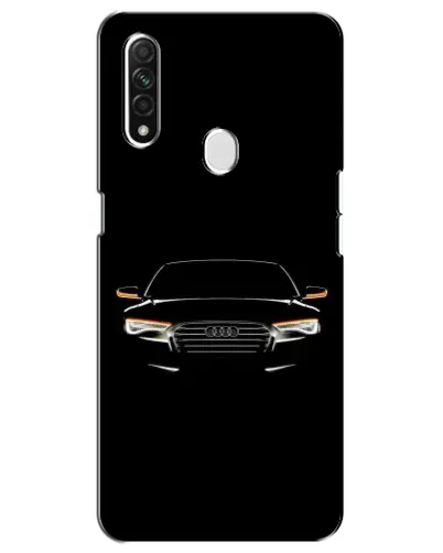 Чехол для OPPO A31 с картинкой «Audi — ночной контур»