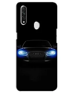 Чехол для OPPO A31 с картинкой «Audi в неоне»