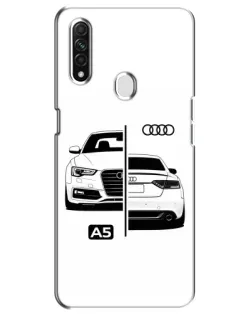 Чехол для OPPO A31 с картинкой «Audi — контрастный дизайн»