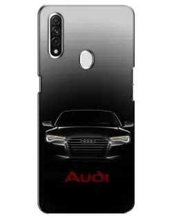 Чехол для OPPO A31 с картинкой «Audi — градиентный контур»