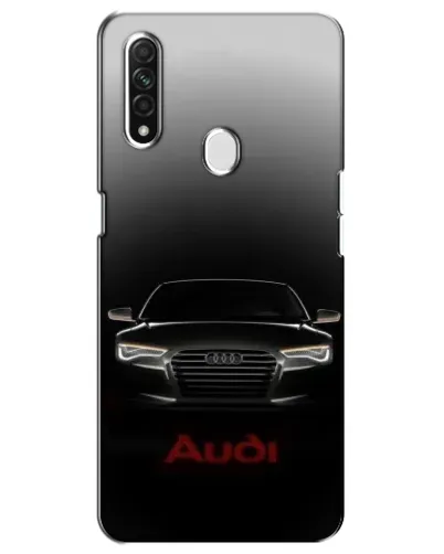 Чехол для OPPO A31 с картинкой «Audi — градиентный контур»