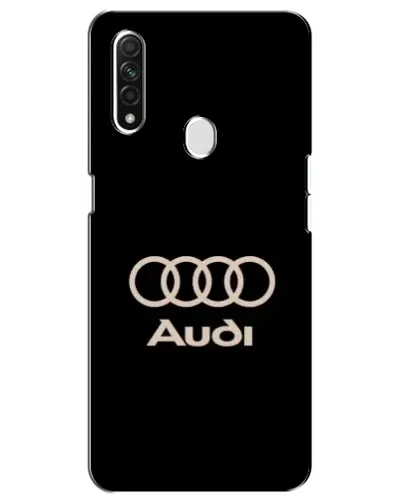 Чехол для OPPO A31 с картинкой «Audi — золотой логотип»