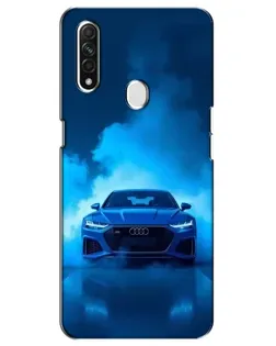 Чехол для OPPO A31 с картинкой «Audi — голубая энергия»