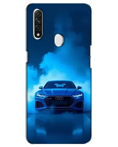Чехол для OPPO A31 с картинкой «Audi — голубая энергия»