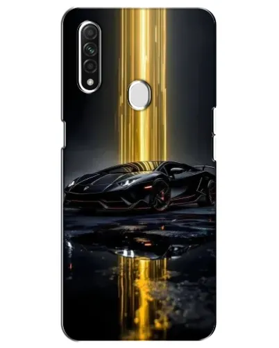 Чехол для OPPO A31 с картинкой «Ночной Lamborghini драйв»