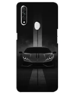 Чехол для OPPO A31 с картинкой «Lamborghini симметрия дорог»