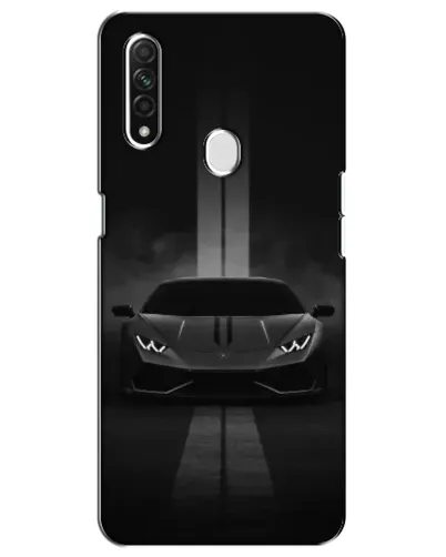 Чехол для OPPO A31 с картинкой «Lamborghini симметрия дорог»