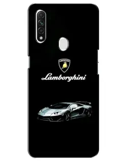 Чехол для OPPO A31 с картинкой «Логотип Lamborghini классика»